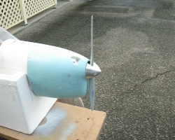Chipmunk Model Plane Custom Spinner
